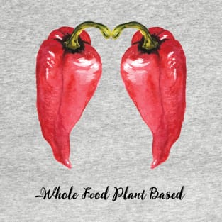 Vegan Slogan Bell Peppers T-Shirt